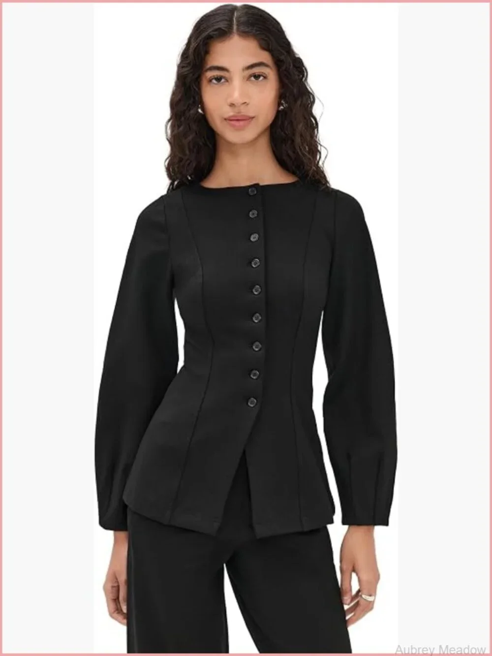 Ponte Jersey Blazer with Darted Cuffs